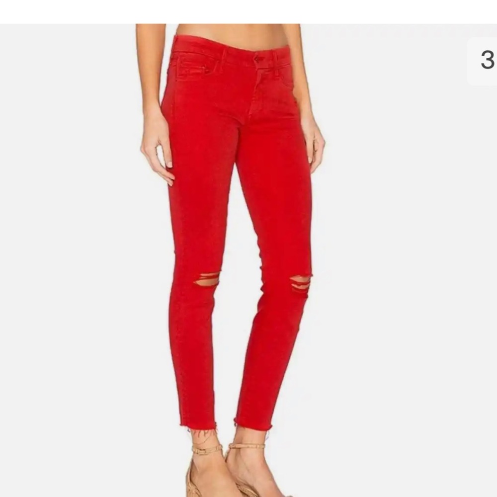 Mother // Looker Ankle Fray